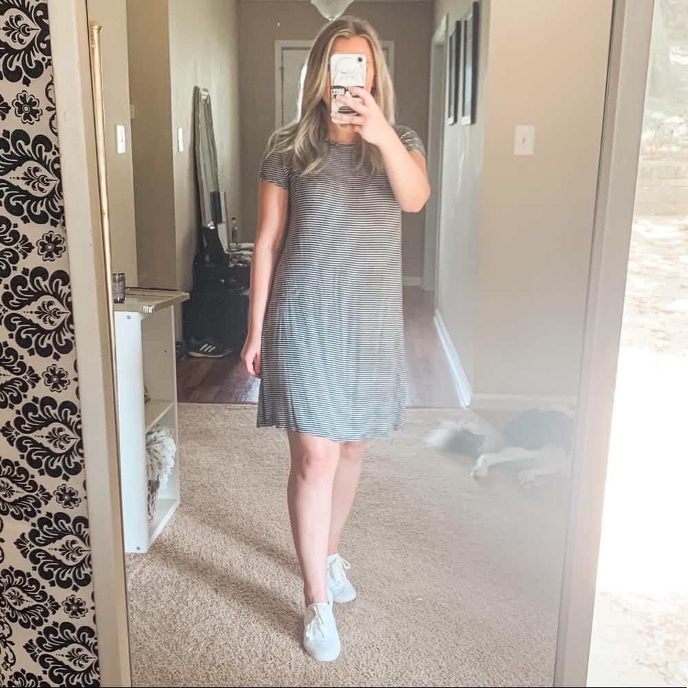 Striped T-Shirt Dress